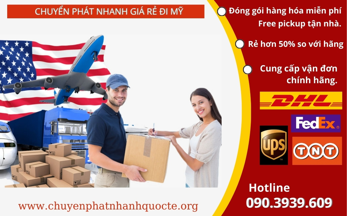 Chuyển Phát nhanh Giá rẻ Đi Mỹ