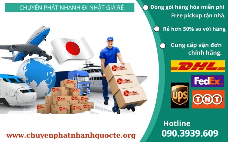 Chuyển phát nhanh đi Nhật Giá rẻ