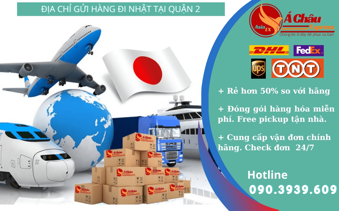 Địa chỉ Gửi hàng đi Nhật tại Quận 2