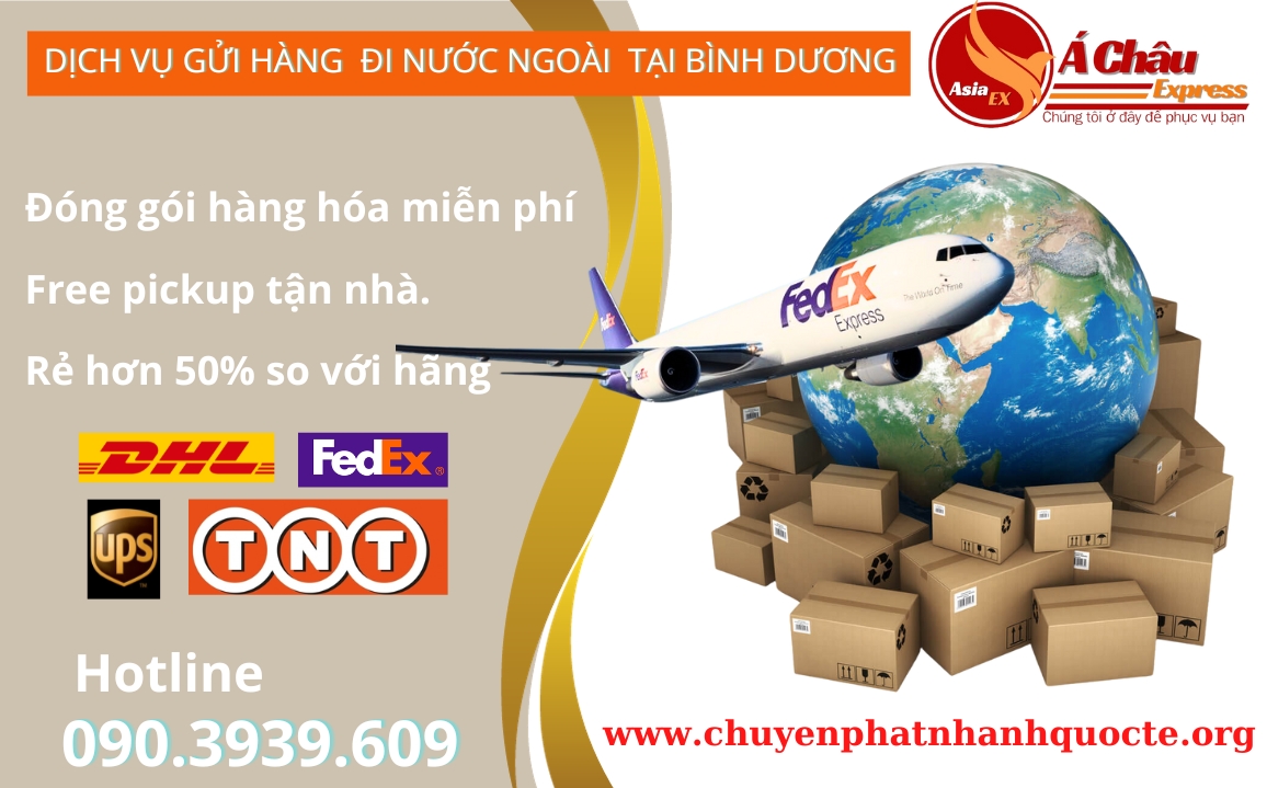 Dịch vụ Gửi hàng đi nước ngoài tại Bình Dương