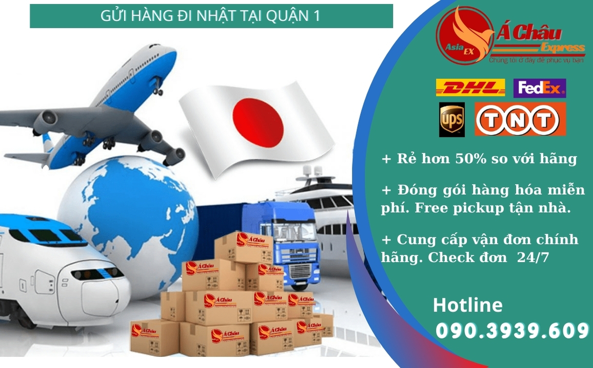 Gửi hàng đi Nhật tại Quận 1