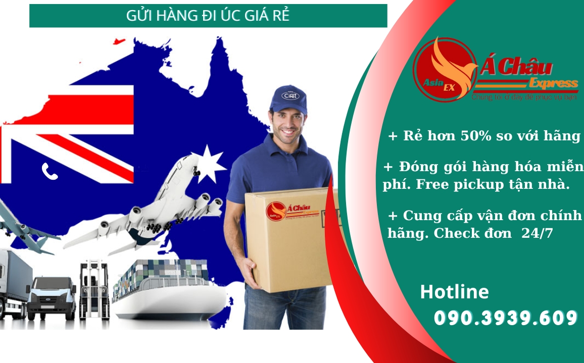 Gửi hàng đi Úc Giá rẻ