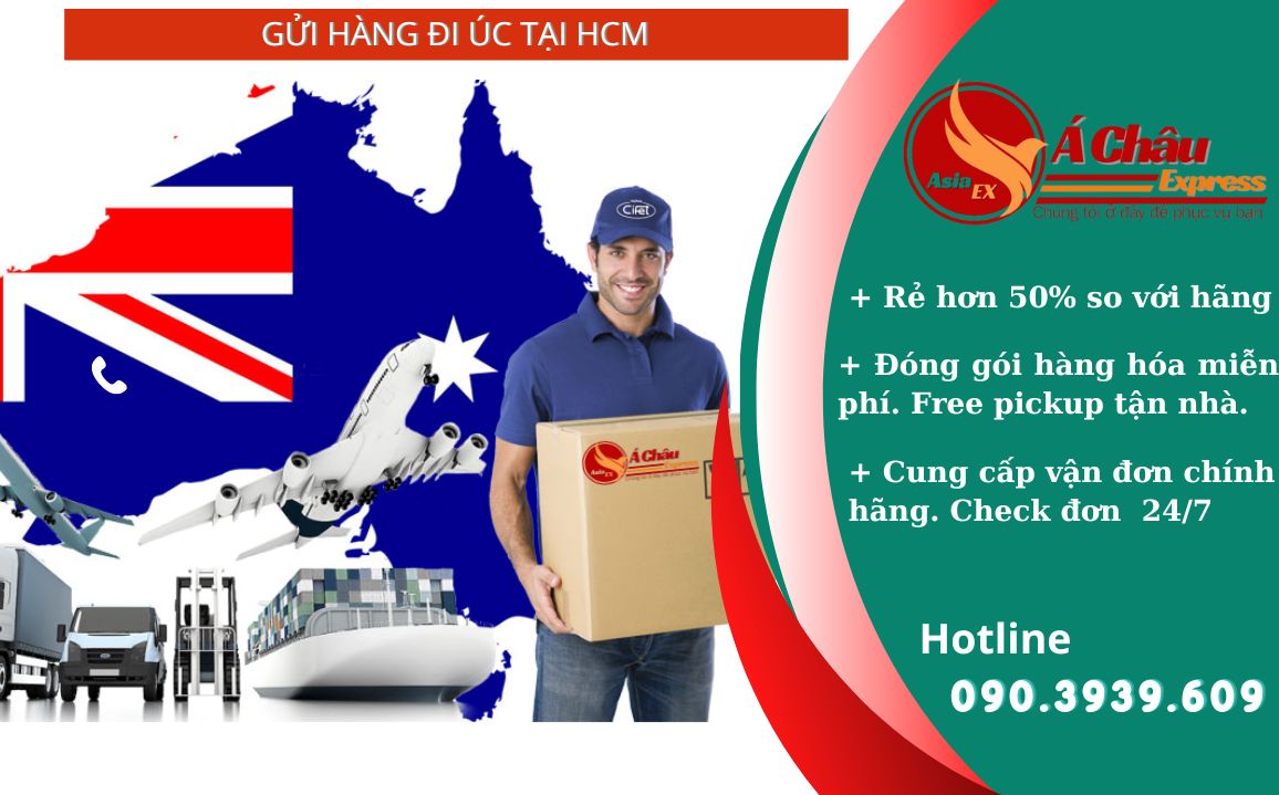 Gửi hàng đi Úc tại HCM