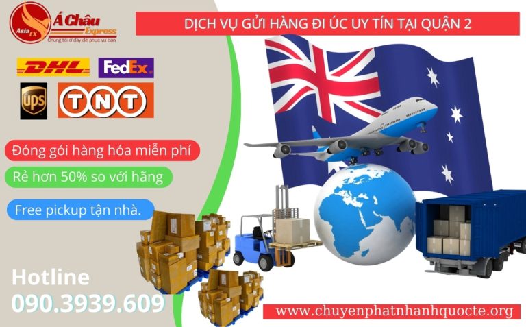 Dịch vụ Gửi hàng đi Úc uy tín tại Quận 2