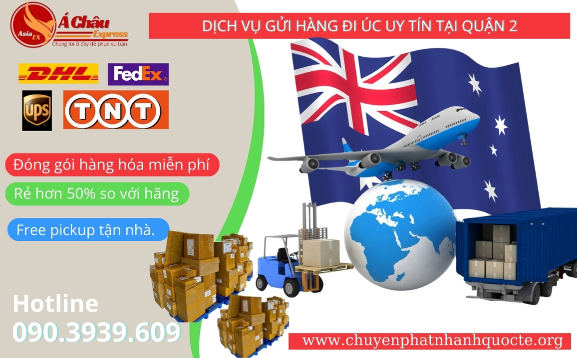 Dịch vụ Gửi hàng đi Úc uy tín tại Quận 2