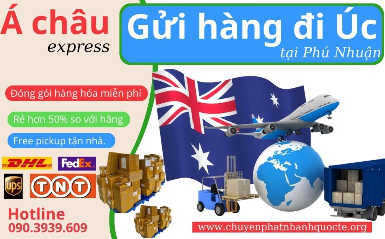 Gửi hàng đi Úc giá rẻ tại phú nhuận