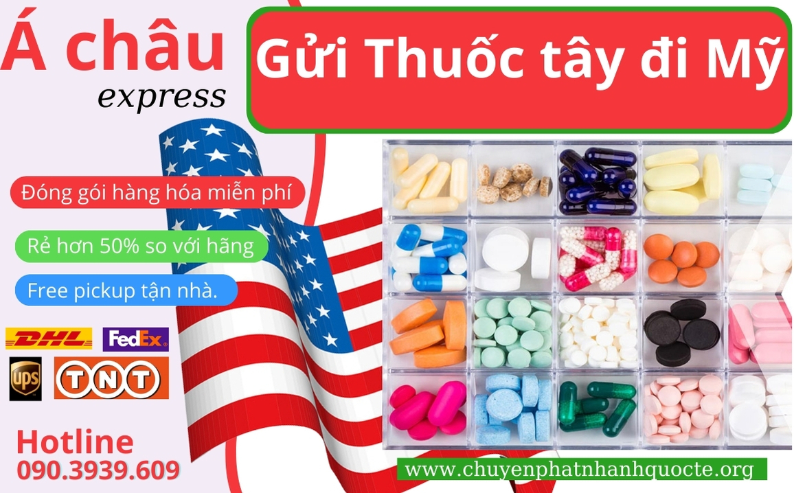 Gửi thuốc tây đi Mỹ