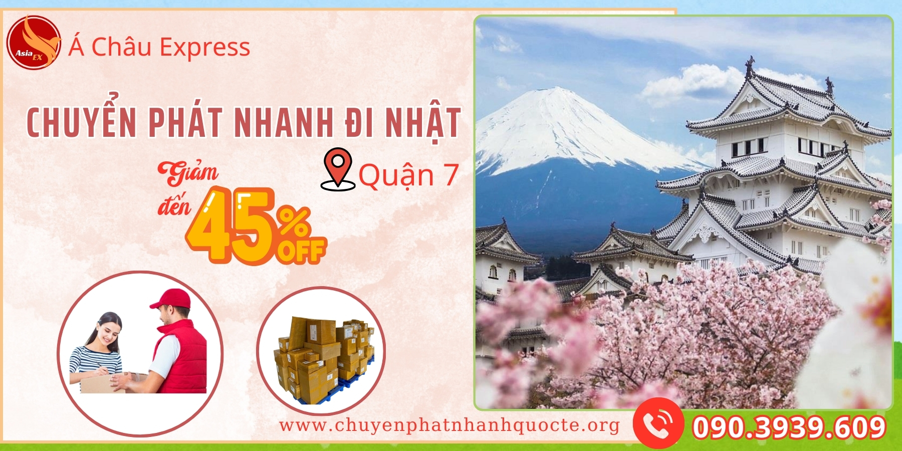 Chuyển phát nhanh đi Nhật tại Quận 7