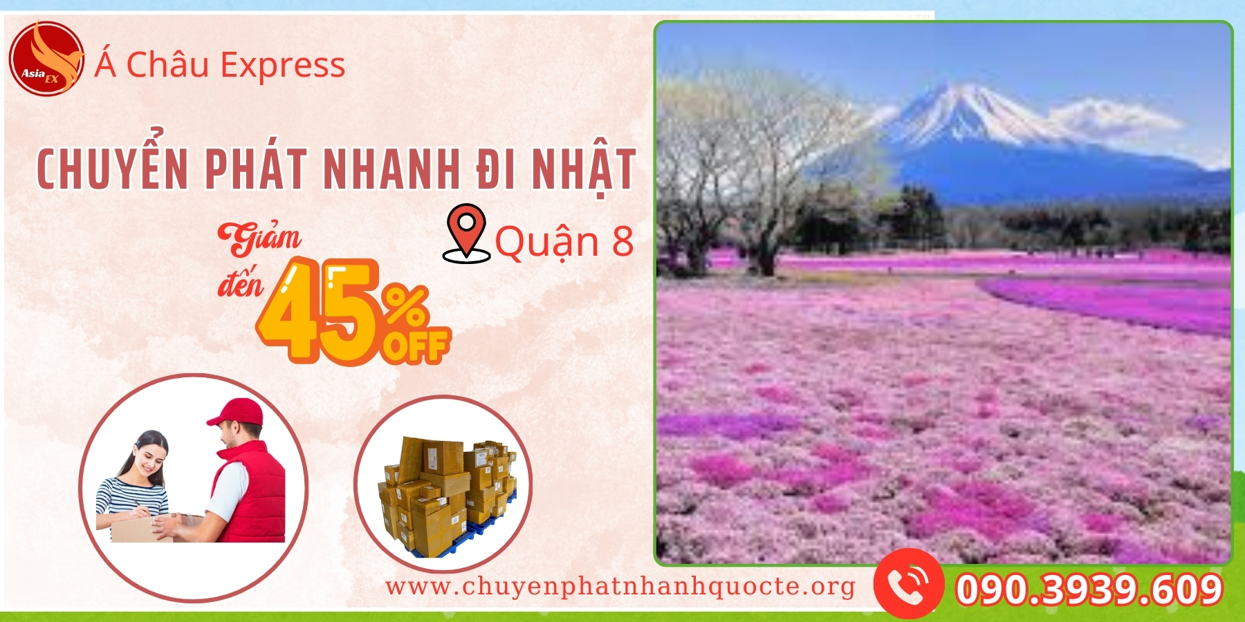 Chuyển phát nhanh uy tín đi Nhật tại Quận 8